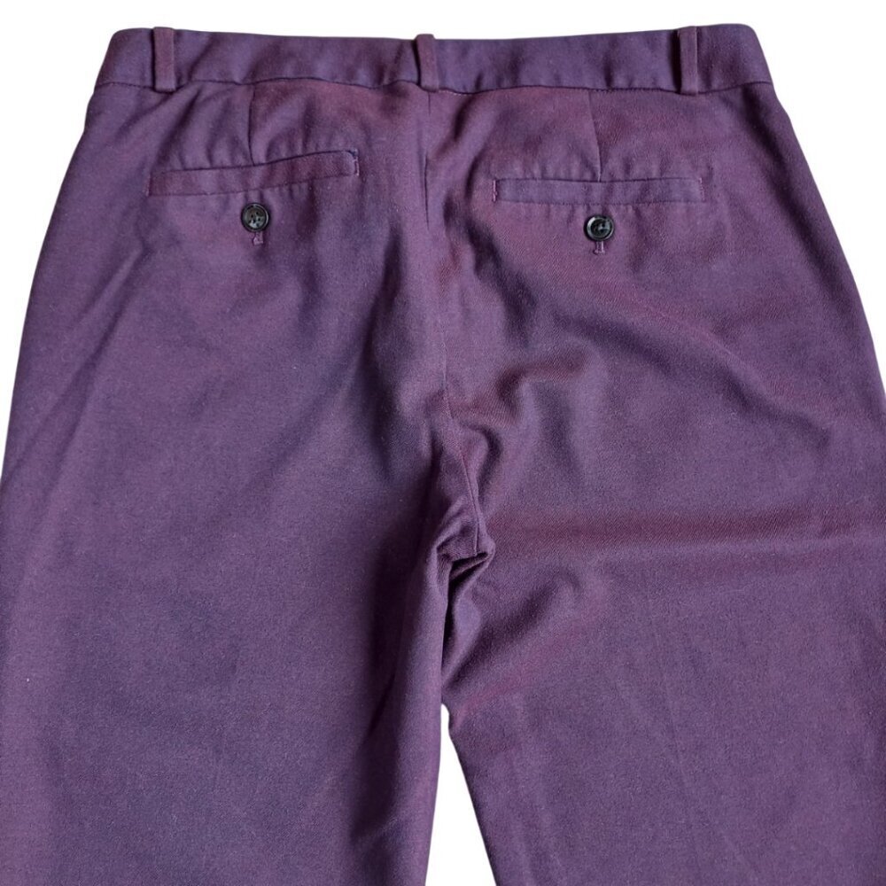 Banana Republic Avery Purple Straight Leg Ankle Dress Pants - Women's Size 8 - Picture 4 of 9